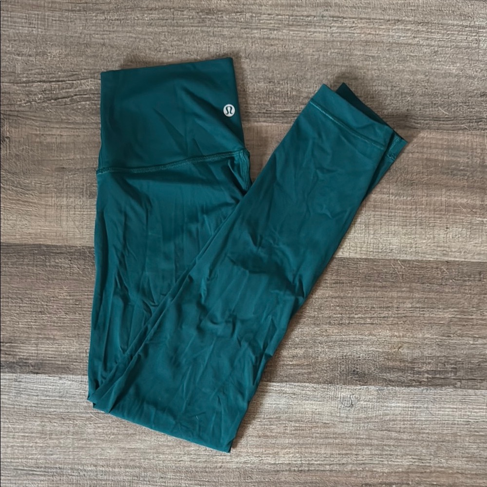 Lululemon Women's Teal Leggings Size 6